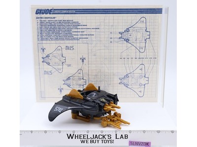 Destro's Despoiler 100% Complete GI Joe 1988 Hasbro Action Figure Vehicle