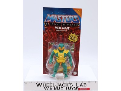 Mer-Man Masters of the Universe 2021 Mattel Action Figure NEW MOSC SEALED