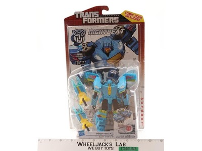 Nightbeat w/ Comic Transformers Thrilling 30 Generations 2014 Hasbro NEW SEALED