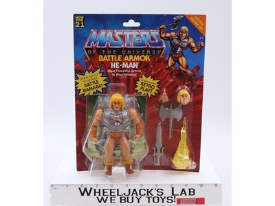 Battle Armor He-Man Masters of the Universe 2020 Mattel Figure NEW MOSC SEALED