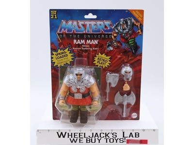 Ram Man Masters of the Universe 2020 Mattel Action Figure NEW MOSC SEALED