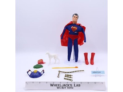 Captain Action Superman Costume Outfit Set 1966 Ideal Vintage Near Complete