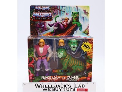 Prince Adam And Cringer He-Man and the Masters Of The Universe Mattel NEW SEALED