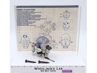 Flight Pod 100% Complete GI Joe 1985 Hasbro Vintage Action Figure Vehicle