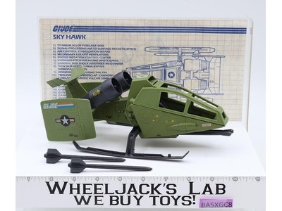 Sky Hawk 100% Complete 1984 G.I. Joe Hasbro Vintage Action Figure Vehicle