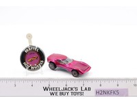 Torero CREAMY PINK 1968 1969 Redline Hot Wheels Mattel Vintage RL w/ Button