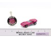 Torero CREAMY PINK 1968 1969 Redline Hot Wheels Mattel Vintage RL w/ Button
