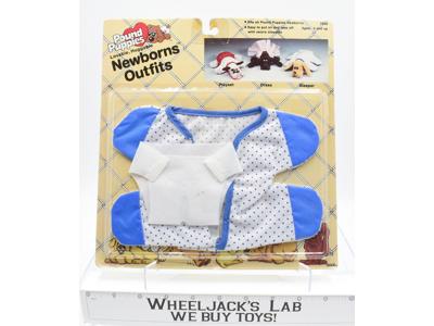 Pound Puppies Newborns Outfits Sleeper Flannel 1985 NEW Tonka Employee Owned