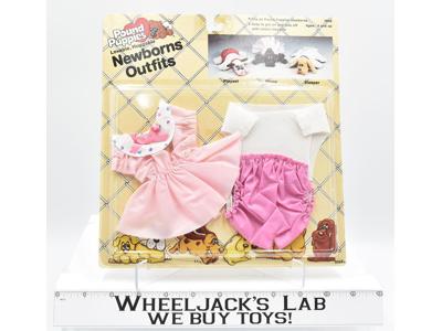 Pound Puppies Newborns Outfits Dress &amp; Pants 1985 NEW Tonka Employee Owned