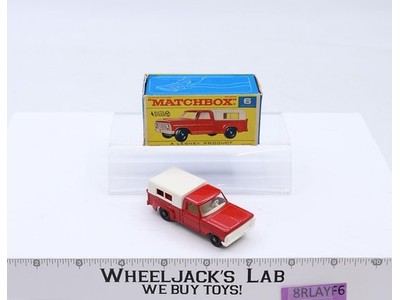 Ford Pick-Up #6 RED Lesney Matchbox Series 1960's Made In England w/ Box NM