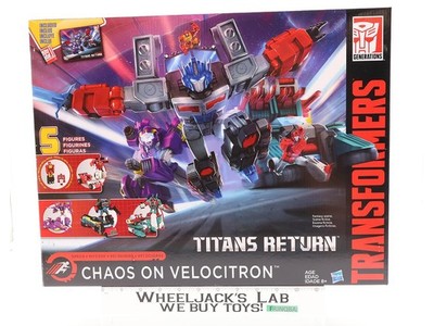 Chaos on Velocitron Transformers Titans Return 2016 Hasbro Figure NEW MIB