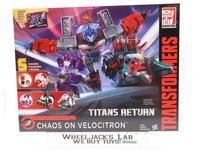 Chaos on Velocitron Transformers Titans Return 2016 Hasbro Figure NEW MIB
