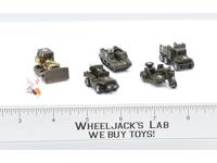 Lot of 5 Army Vehicles Micro Machines 1988 Lewis Galoob Vehicle Vintage