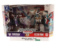 Starscream vs Vector Prime Transformers Cybertron 2006 Hasbro NEW SEALED