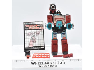 Perceptor ~ 100% Complete 1985 Vintage G1 Transformers Action Figure W MANUAL