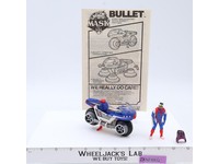 Bullet Motorcycle W/Ali Bombay 100% Complete 1987 M.A.S.K. Kenner Vintage