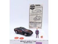 Raven W/Calhoun Burns 100% Complete 1986 MASK M.A.S.K. Kenner Action Figure