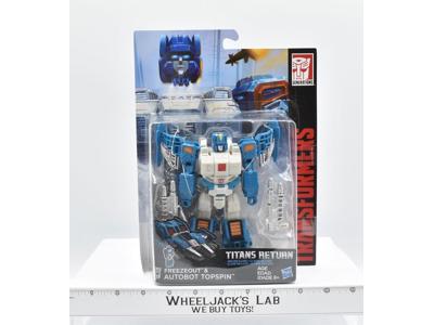 Autobot Topspin &amp; Freezeout NEW Deluxe Titans Return Generations Transformers