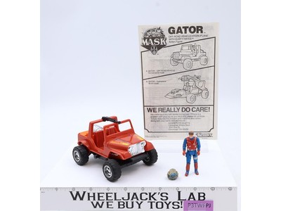 Gator W/ Hayes 100% Complete MASK M.A.S.K. Kenner 1985 Vintage Action Figure
