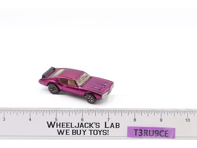 Olds 442 Magenta w/ White Interior 1971 Hot Wheels Mattel Vintage Redline RL