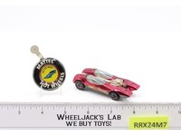 Splittin Image ROSE 1968 1969 Mattel Redline Hot Wheels RL USA w/ Button
