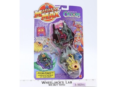 Outwits Cyclops Doom Zones Mighty Max 1992 Bluebird Toys Playset NEW SEALED