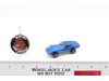 Custom Corvette Blue 1967 1968 Redline Hot Wheels Mattel Vintage RL w/ Button HK