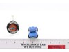 Custom Corvette Blue 1967 1968 Redline Hot Wheels Mattel Vintage RL w/ Button HK