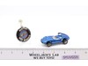 Turbofire Blue 1968 1969 Redline Hot Wheels Mattel Vintage RL w/ Button