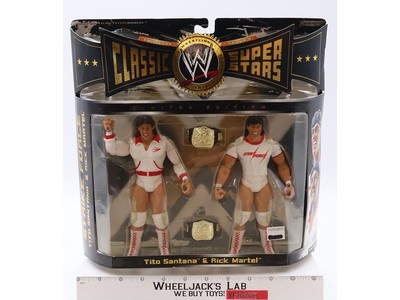 Tito Santana & Rick Martel Strike Force Classic Super Stars NEW 2007 WWF Jakks