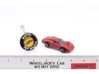 Ford Mark IV Red Enamel 1968 1969 Mattel Redline Hot Wheels Vtg RL w/ Button