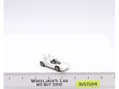 Chaparral 2G White Enamel w/ Wing 1969 Redline Hot Wheels Mattel RL Vintage