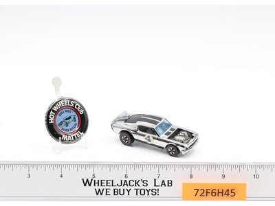 Mustang Boss Hoss Chrome Club Kit 1969 1970 Redline Hot Wheels Vtg w/ Button NM