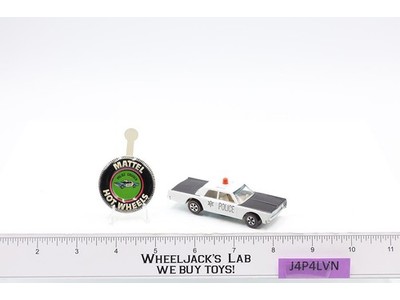 Police Cruiser Hot Wheels 1968 1969 Mattel Vintage Redline RL Near Mint