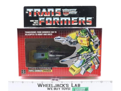 Springer 100% Complete W/Box & Insert 1986 Vintage G1 Transformers Action Figure