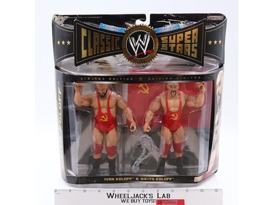 Ivan & Nikita Koloff WWE Classic Super Stars Jakks Pacific 2008 Figures MOSC