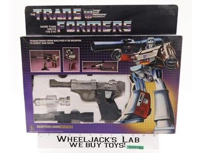 Megatron 100% Complete W/BOX & INSERT G1 Transformers Hasbro 1984 Figure