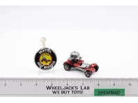 Red Baron w/ Button 1969 1970 Mattel Hot Wheels Vintage Redline RL NM HK