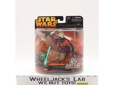 Yoda Fly Into Battle Star Wars Revenge of the Sith 2005 Hasbro NEW SEALED