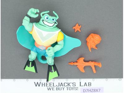Ray Fillet 100% Complete Teenage Mutant Ninja Turtles TMNT 1990 Vintage Action