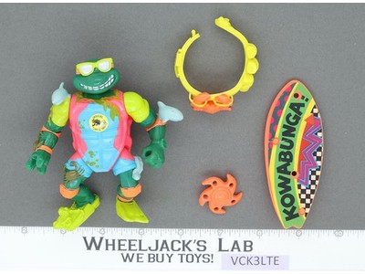 Sewer Surfer Mike 100% Complete Teenage Mutant Ninja Turtles TMNT Playmates 1990