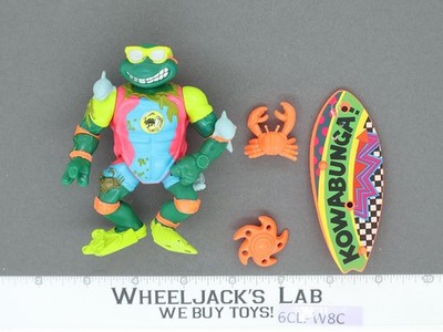 Sewer Surfer Mike Teenage Mutant Ninja Turtle TMNT 1990 Playmates Vintage Figure