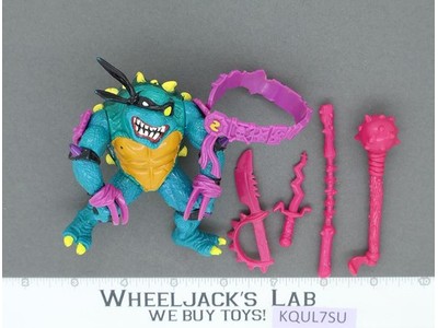 Slash PURPLE BELT YELLOW LETTER S 100% Complete Teenage Mutant Ninja Turtle TMNT