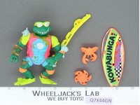 Sewer Surfer Mike 100% Complete Teenage Mutant Ninja Turtles TMNT Playmates 1990