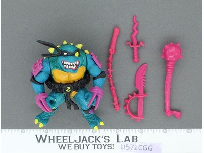Slash 100% Complete Teenage Mutant Ninja Turtle TMNT 1990 Playmates Vintage