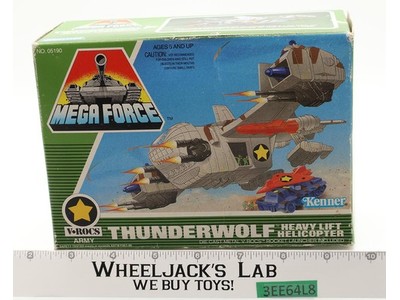 Thunderwolf Heavy Lift Helicopter 1989 Mega Force MISB Kenner Action Figure