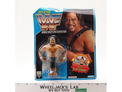 Fatu of the Head Shrinkers WWF Wrestling 1993 Hasbro Action Figure NEW SEALED