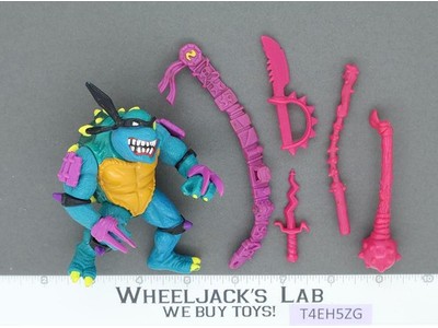 Slash PURPLE BELT YELLOW LETTER S 100% Complete Teenage Mutant Ninja Turtle TMNT