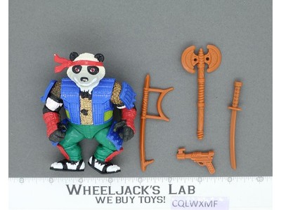 Panda Khan 100% Complete Teenage Mutant Ninja Turtles TMNT 1990 Playmates Action