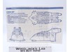 Cobra Rat 1991 ORIGINAL Instructions Blueprints G.I. Joe Hasbro Action Figure